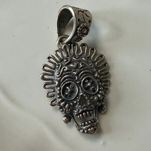 Silver Skull Pendant silver 925